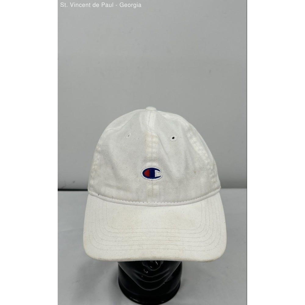 Vintage Champion Logo Men's Champion‎ Hat Cap OSFA Dad Hat 90s Baseball Cap Hat